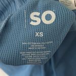 SO  Blue Waffle Knit Lounge Shorts NWT Size XS Photo 3