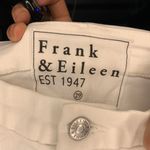 Frank & Eileen Killian White Jeans Size 29 High Rise Flare Jeans with Raw Hem Photo 2