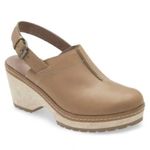 Merrell  Halendi Leather Clog Moon Leather Slingback Wedge 10 NWOB Photo 1