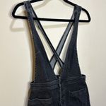Free People  Black Denim Overall Dress Size 2 Photo 4