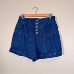 Anrabess Blue Denim Ruffled Jean Shorts Womens M Festival Boho Coquette NWT Size M Photo 10