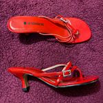 No Boundaries Red Strappy Sandals Photo 0