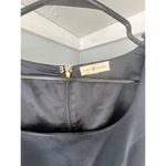 Tory Burch Wool Blend Sleeveless Sheath Dress Size 4 Blue Crochet Waist Lined Photo 3