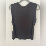 Joie NWT  black classic tank top SIZE medium v-neck Photo 6