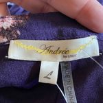 Andrée Andree by Unit purple floral dress size large NWT Style #7859-3 Photo 2