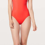 Lululemon  | Coastline One-Piece Swimsuit in Red Orange Size 4 Photo 0
