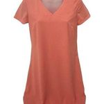 Japna  Women's Coral Short Sleeved Shift Dress Size Small Photo 1