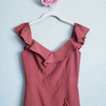 Joyfolie Rah Ruffle Dress in Rose Petal Pink Size XS Photo 4