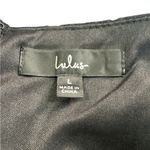 Lulus ‎ Black and White Polka Dot Long Sleeve Dress Photo 3