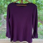 41 Hawthorn Women's Dark Purple Flare Sleeve Sweater Size M. NEW Size M Photo 0