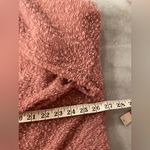 Wild Fable  Size L Pink Mauve Oversized Open Front Boucle Knit Split Hem Cardigan Photo 10