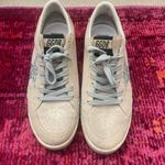 Golden Goose  Beige Sneakers with Silver Star Photo 2