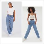 BDG  High Rise Baggy Jean 100% cotton Medium Wash size 25 Photo 2