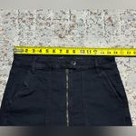 American Eagle  high rise jean mini skirt size 8 black Photo 6