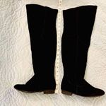 Vegan black suede over the knee boots. VGUC Size 7 Photo 0