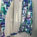 Oleg Cassini  Women’s Vintage Long Sleeve Multicolored Button Down Jacket SZ La… Photo 5