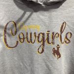 Port and Company Gray Wyoming Cowgirls Graphic Hoodie Size L Size L Photo 2