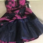 AQUA Women’s Floral Brocade V-Neck Strappy Dress with undercoat Sz. 0/XS NWT Photo 6