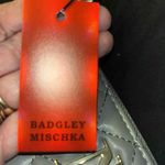 Badgley Mischka  Grey Diamond Quilted Long Wallet Photo 2