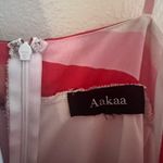 Aakaa  Striped Mini Dress Photo 3