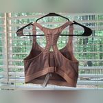 NWOT Incredible Lightweight Sport Bra 34DD High Impact Racerback Tan Size undefined Photo 2