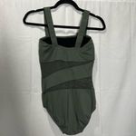 Carmen Marc Valvo Swimwear Green One Piece Swimsuit Size 10 Photo 1