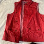 Ralph Lauren Naval Supply Company women's large red vest water cotton Photo 8