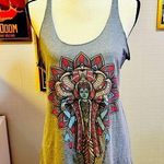 Curbside clothing Women’s size Large Tank top Vishnu Gray Photo 0