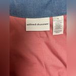 Alfred Dunner Alfred‎ Dunner Plus Size Jacket Stretch Country Denim Embroidered Floral NWOT 16 Photo 2