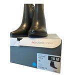 Liz Claiborne Women's Utopia Black Block Heel Booties Size 11M Photo 2