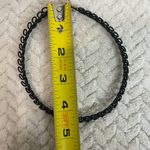 Claires Goth Black Curly Wired 90s Metal Choker Punk Emo Necklace Photo 8