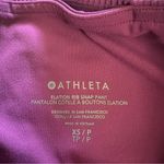 Athleta  Elation Rib Snap Pants Purple NWT‎ Size XS Photo 2