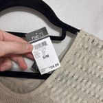 Rue 21 NWT Boho Beachy Open Knit Fringe Poncho in Neutral Tan - Size S/M Photo 3