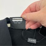 Akris  Zip Front Asymmetric Midi‎ Dress Neoprene Womens Size US 10 Black Goth NEW Photo 3