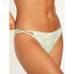 Volcom  Womens Eco True Full Coverage Swim Bikini Bottom Daisy Hipster Green L Photo 0