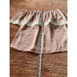 Flying Tomato Top Pink Sleeveless Shoulder Off Women’s Crochet Lace Boho S Photo 4