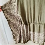 Earthbound  Pullover Blouse Green Sz Small Photo 11