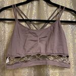 Victoria's Secret Strappy Back Caramel Kiss Brown Stretchy Bralette, Large Photo 0