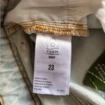Farm Rio NWT Mixed Crochet Denim Shorts Size 23 Photo 9