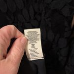 Free People floral mesh lace dress black sz 12 Photo 10