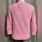 FORTE CASHMERE size medium pink bubble sweater 3/4 sleeves wear tank under NWT Photo 6