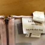 Kate Spade Abstract Sweets Dress Crepe Pleated Cotton Black Pink White 6 Photo 2