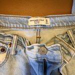 Abercrombie & Fitch Abercrombie Fitch The Skinny High Rise Jeans Light Wash Frayed Hem Plus Size 32 Photo 2