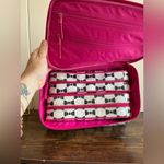 Kate Spade A Rare Vintage 3 Piece Black Bow Tie Print New York Cosmetic Bag Set Photo 5