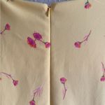 London Times  Yellow and Pink Floral Midi Dress Size 10 Photo 6