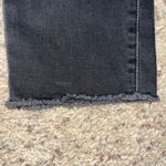 Frame LE GARCON HIGH-RISE SKINNY DISTRESSED DENIM JEANS / BLACK WASH / SIZE 26 Photo 6