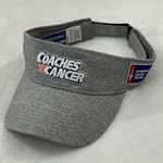 NCAA Coaches vs Cancer ACS x NABC Gray Top Of The World Headwear Visor Hat Cap OSFM Photo 0