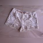 Tart Crochet Shorts  Beige Size M  Lightweight Pull One Photo 13