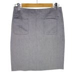 Chloé Skirt Size T36 XS Wool Silk NEW Grey Pockets Mini Business Professional Photo 0