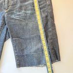 Banana Republic  Denim Bermuda Raw Cut Hem Shorts Blue Small Medium 6 Photo 8
